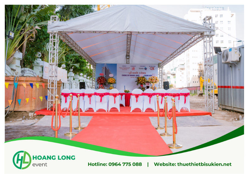 thuê cọc chắn inox xích nhung hà nội